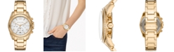 Michael Kors Women's Chronograph Blair Gold-Tone Stainless Steel Bracelet Watch 39mm 